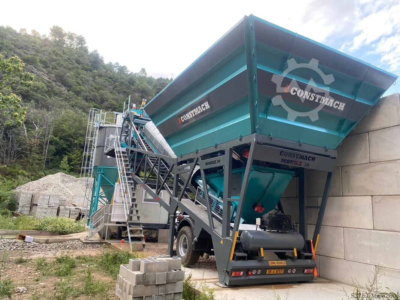 30 m3/h mobile concrete batching plant - Image 4